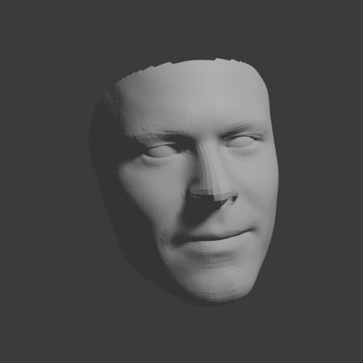 PopFace BaseMesh - Chris Hemsworth 3D model_9