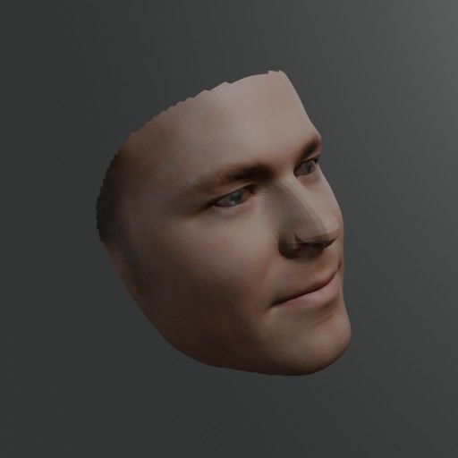PopFace BaseMesh - Chris Hemsworth 3D model_5
