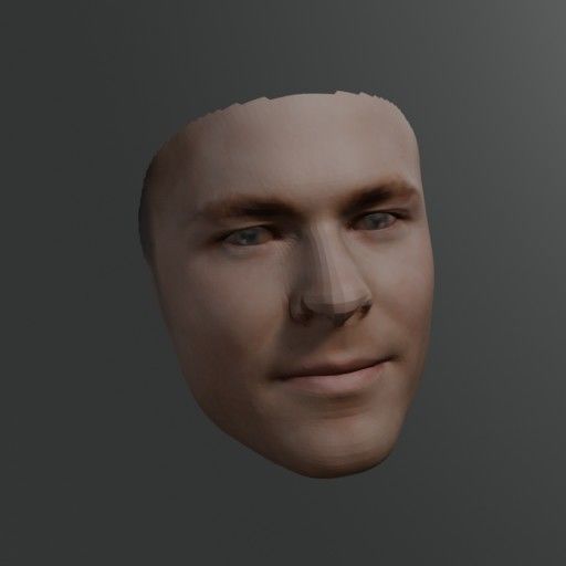 PopFace BaseMesh - Chris Hemsworth 3D model_4
