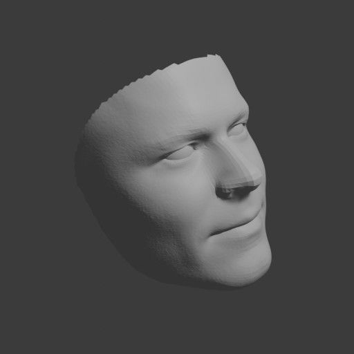 PopFace BaseMesh - Chris Hemsworth 3D model_10