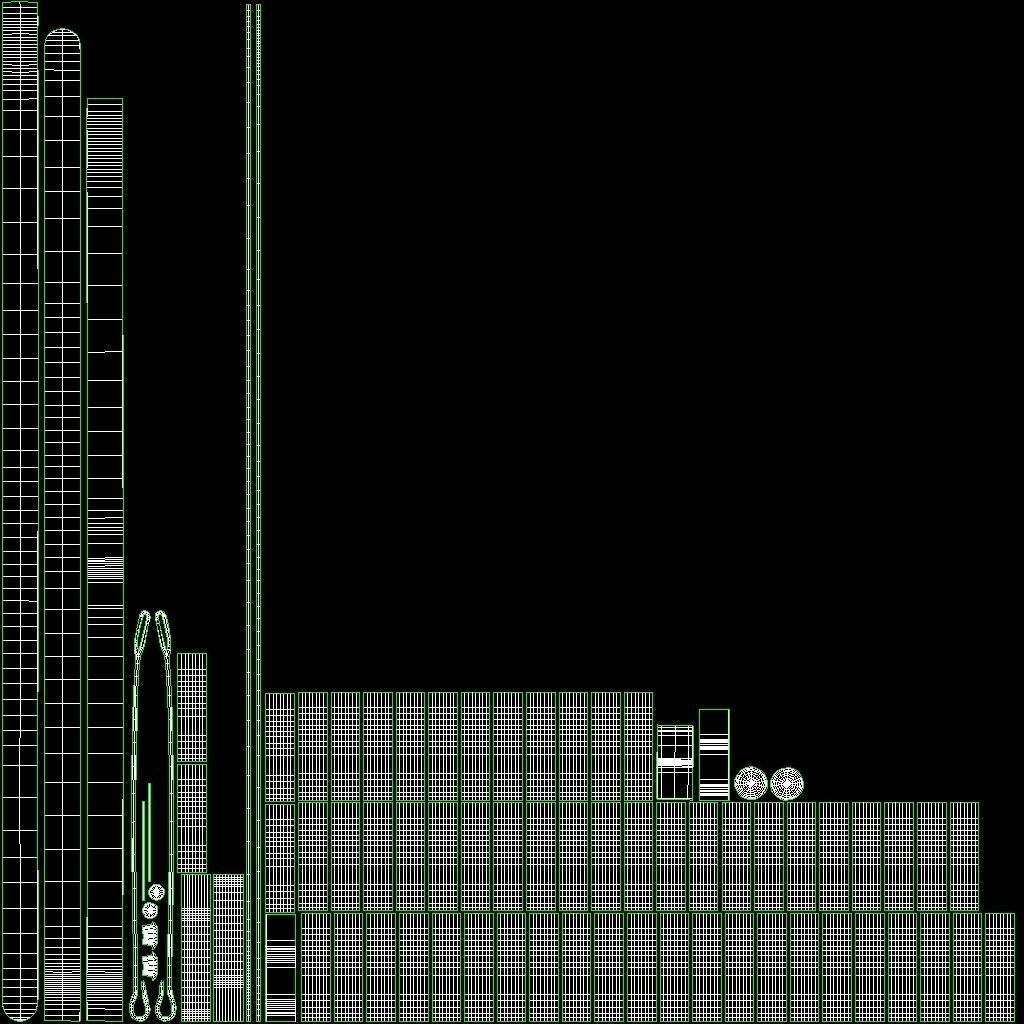 Boy Handbag Black Leather Low-poly 3D model_7