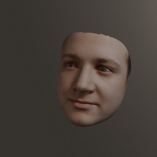 PopFace BaseMesh - Jeremy Renner 3D model_3