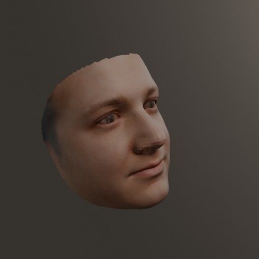 PopFace BaseMesh - Jeremy Renner 3D model_5