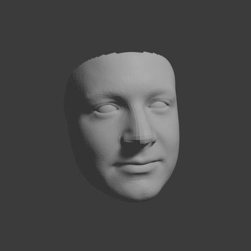 PopFace BaseMesh - Jeremy Renner 3D model_9