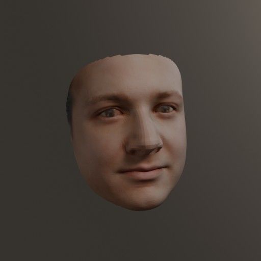 PopFace BaseMesh - Jeremy Renner 3D model_4