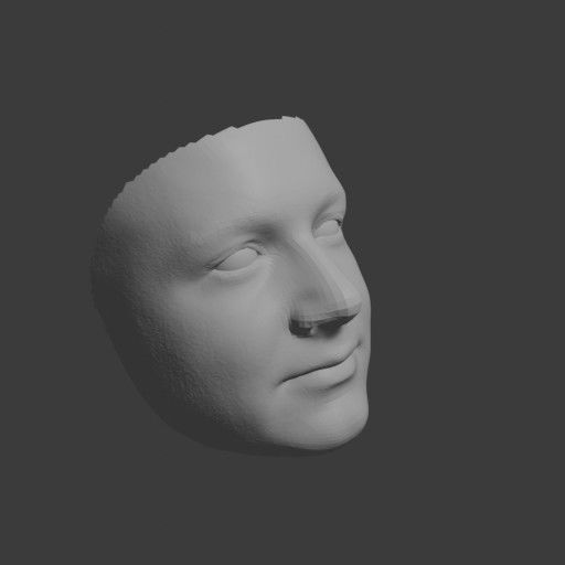 PopFace BaseMesh - Jeremy Renner 3D model_10