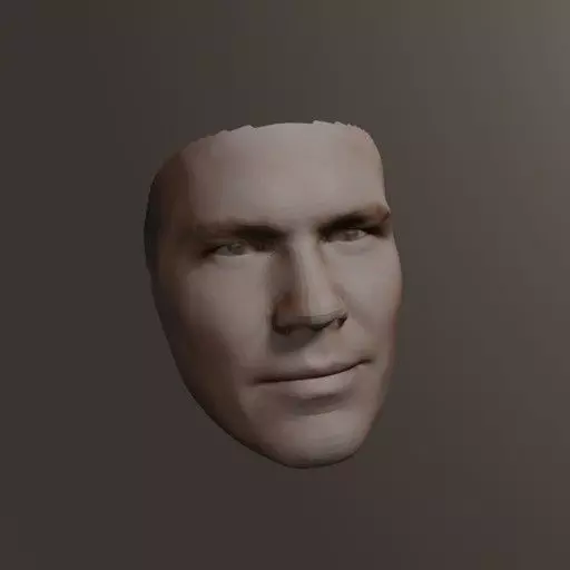 PopFace BaseMesh - Josh Brolin 3D model_0