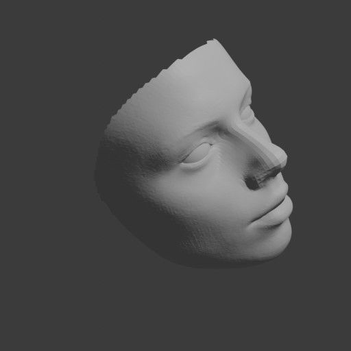 PopFace BaseMesh - Scarlett Johansson 3D model_10