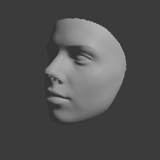 PopFace BaseMesh - Scarlett Johansson 3D model_7