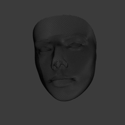 PopFace BaseMesh - Scarlett Johansson 3D model_12