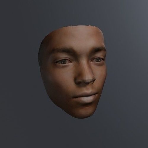 PopFace BaseMesh - Anthony Mackie 3D model
