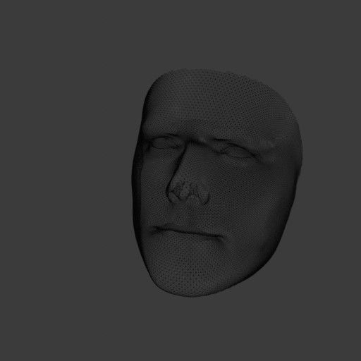 PopFace BaseMesh - Chris Pratt 3D model_12
