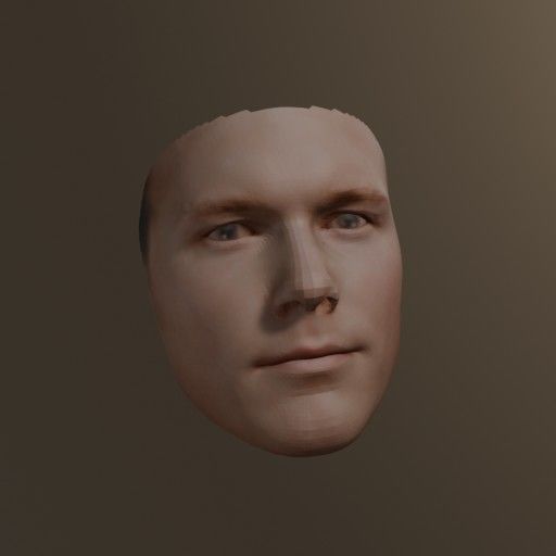 PopFace BaseMesh - Chris Pratt 3D model_4