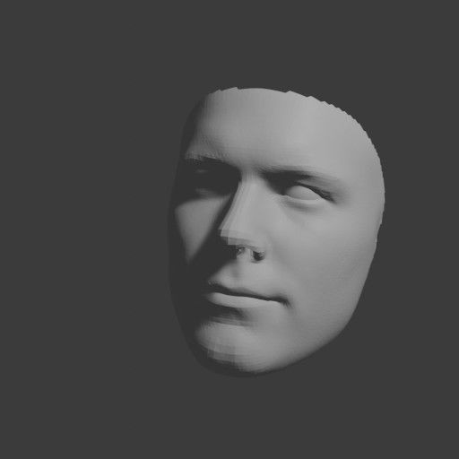 PopFace BaseMesh - Chris Pratt 3D model_8