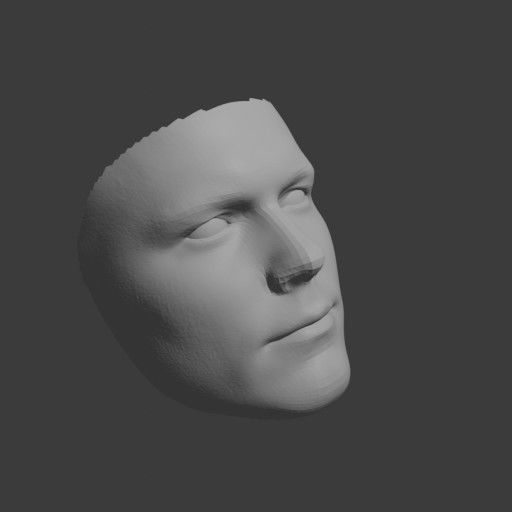 PopFace BaseMesh - Chris Pratt 3D model_10