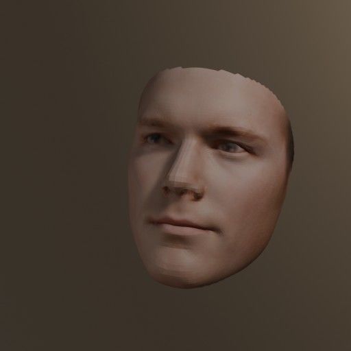 PopFace BaseMesh - Chris Pratt 3D model_3