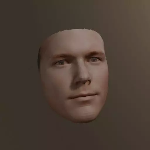 PopFace BaseMesh - Chris Pratt 3D model_0