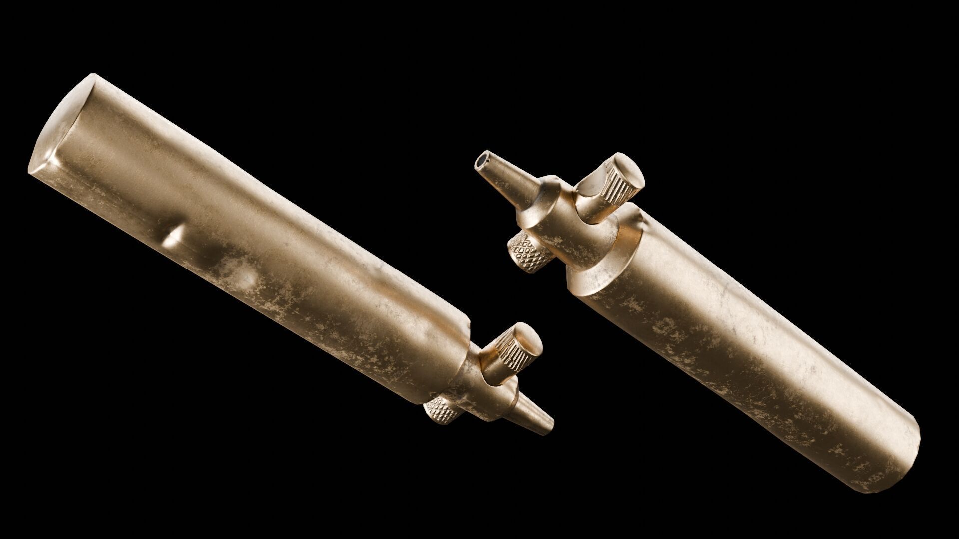 Remington 1858 New Model Army Revolver Low-poly 3D model_12