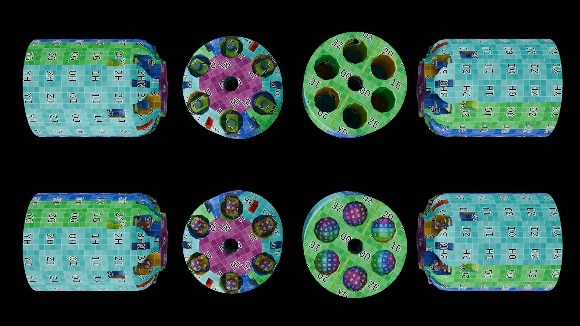 Remington 1858 New Model Army Revolver Low-poly 3D model_63