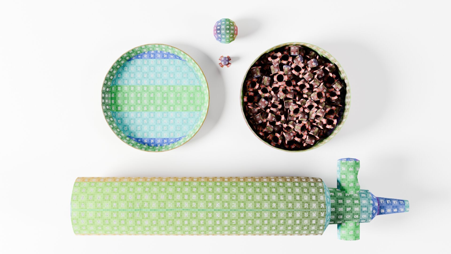 Remington 1858 New Model Army Revolver Low-poly 3D model_58