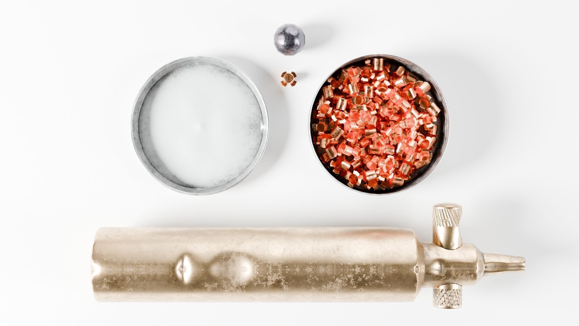 Remington 1858 New Model Army Revolver Low-poly 3D model_6