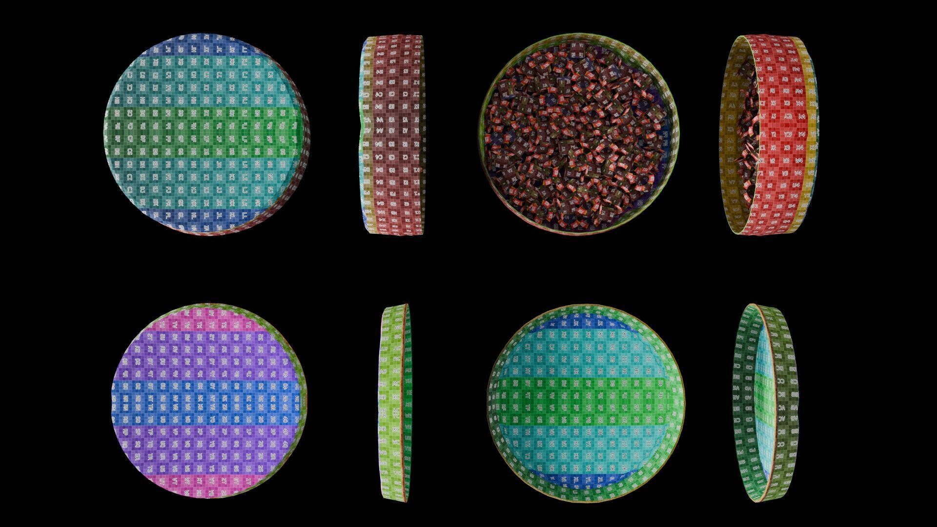 Remington 1858 New Model Army Revolver Low-poly 3D model_65