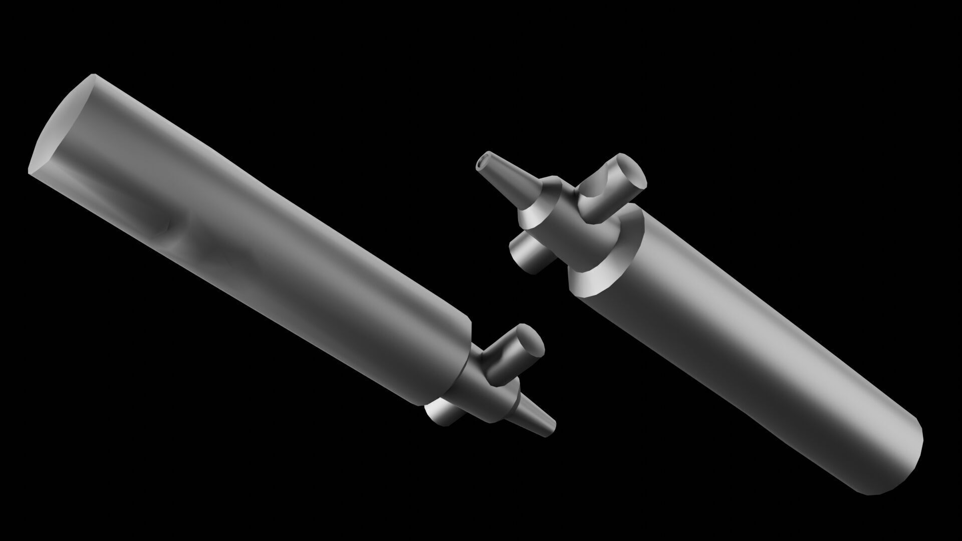 Remington 1858 New Model Army Revolver Low-poly 3D model_38