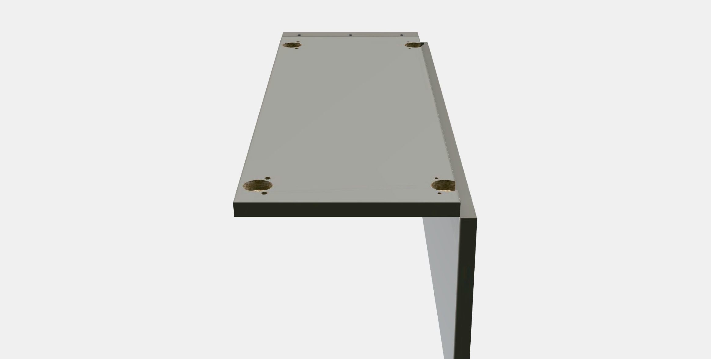 UPPLOV 2-p door f corner base cabinet set Low-poly 3D model_8