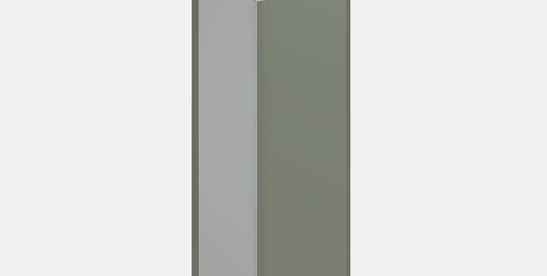 UPPLOV 2-p door f corner base cabinet set Low-poly 3D model_13