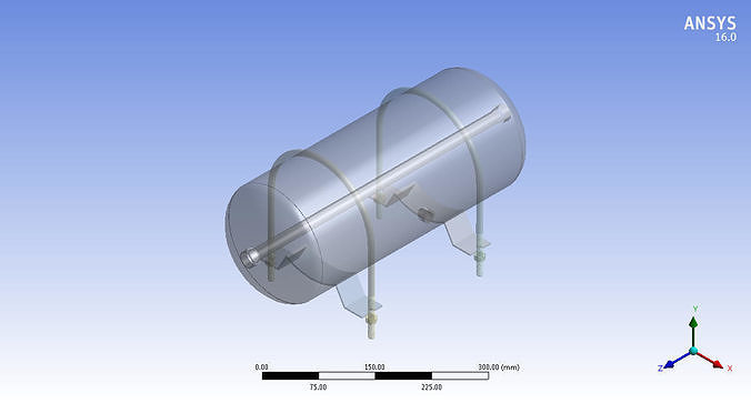Air brake tank 3d solid works CAD model 3D model