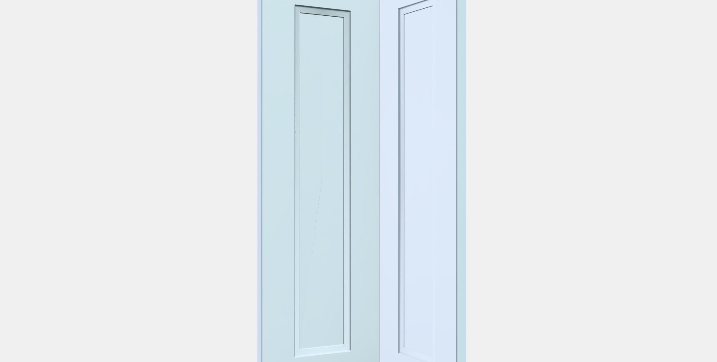 AXSTAD 2-p door f corner base cabinet set Low-poly 3D model_9