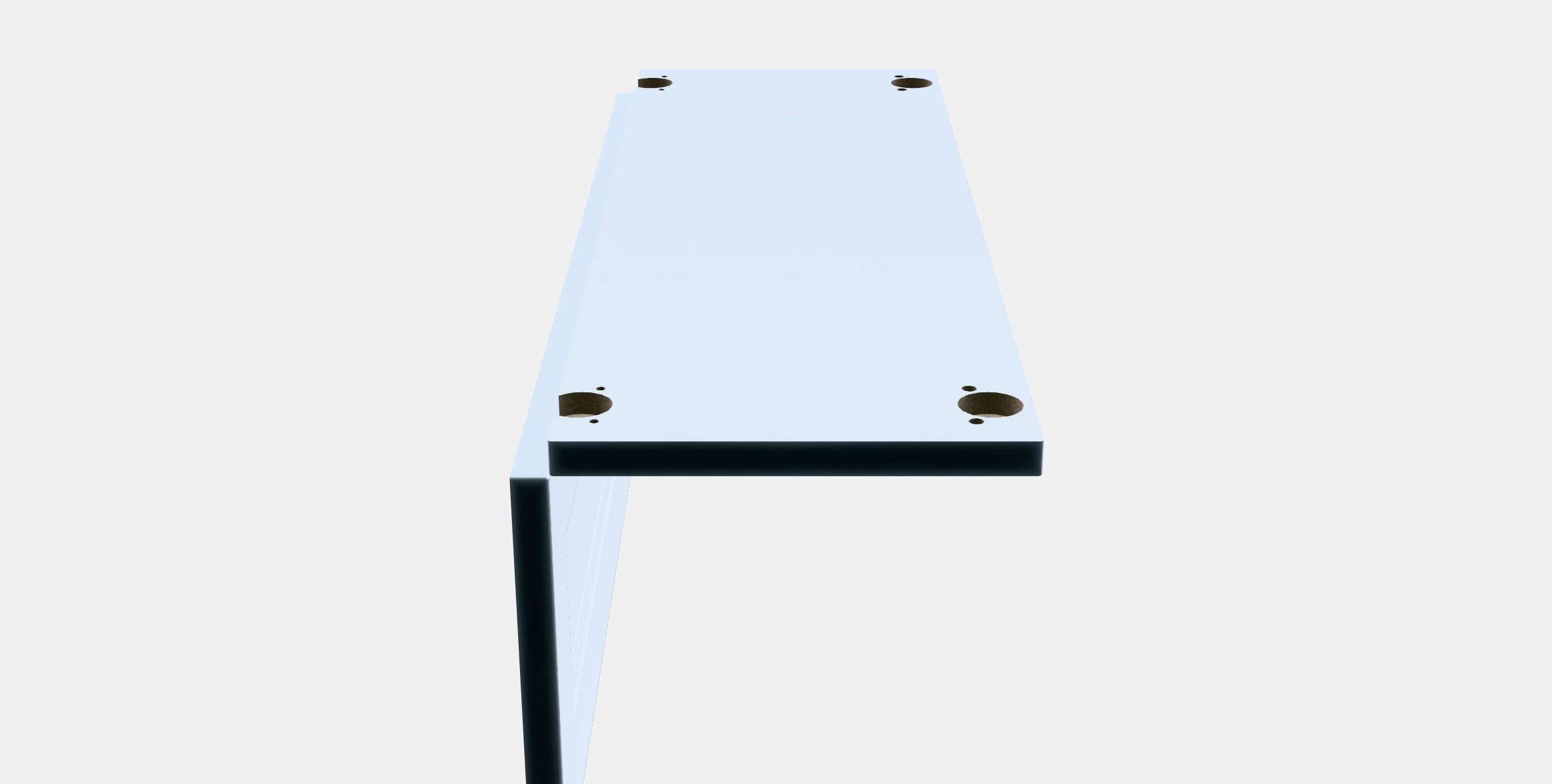 AXSTAD 2-p door f corner base cabinet set Low-poly 3D model_8