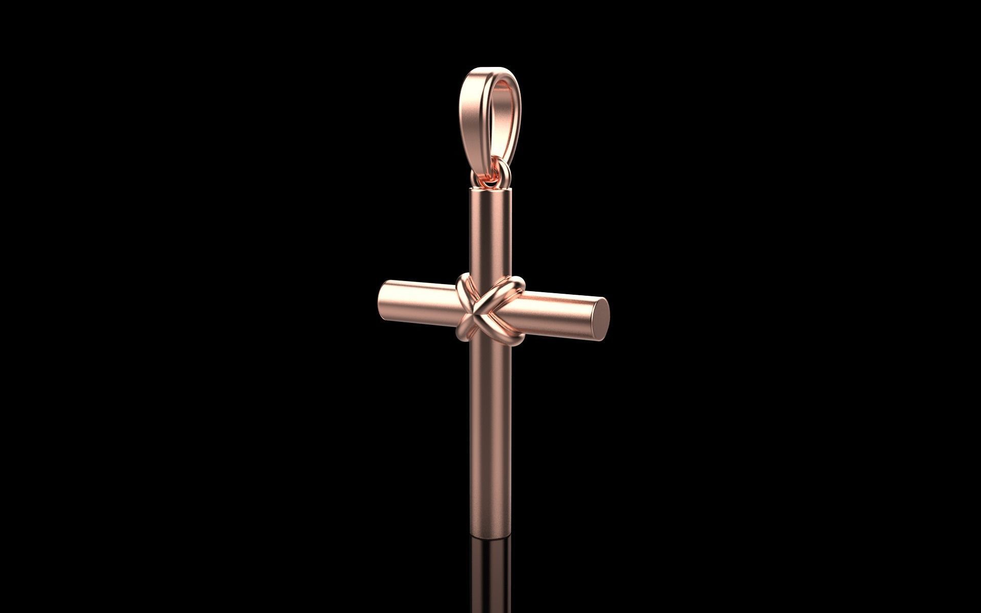 Lightweight tube cross model 525 3D print model_14