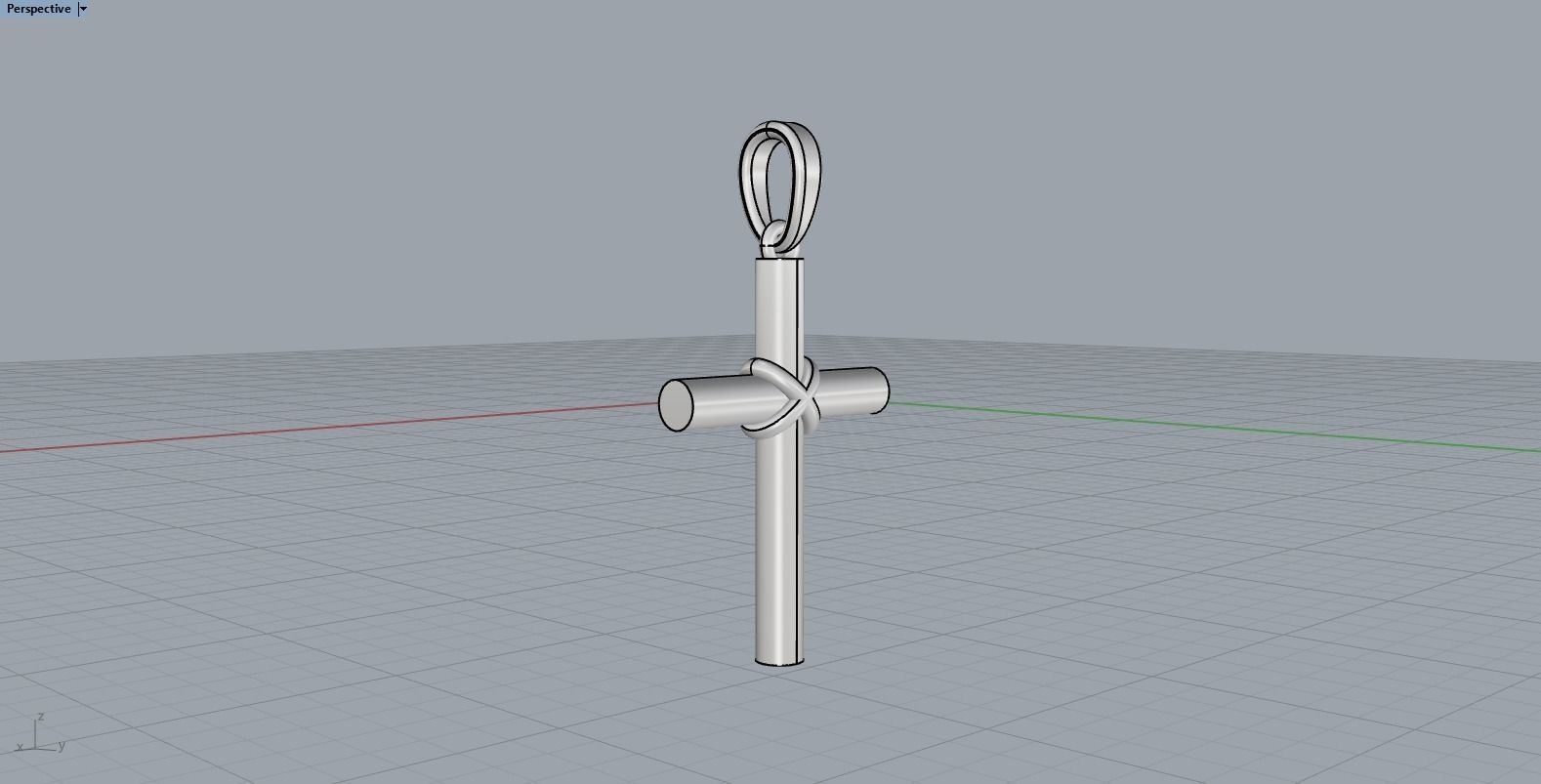 Lightweight tube cross model 525 3D print model_7