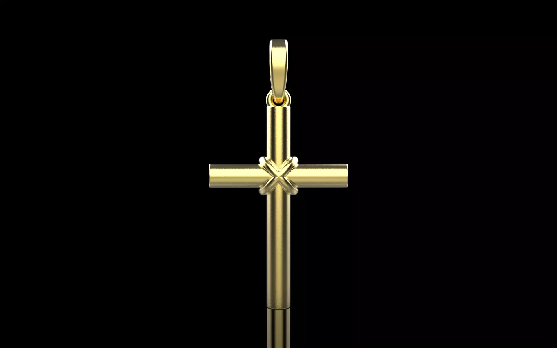 Lightweight tube cross model 525 3D print model_0