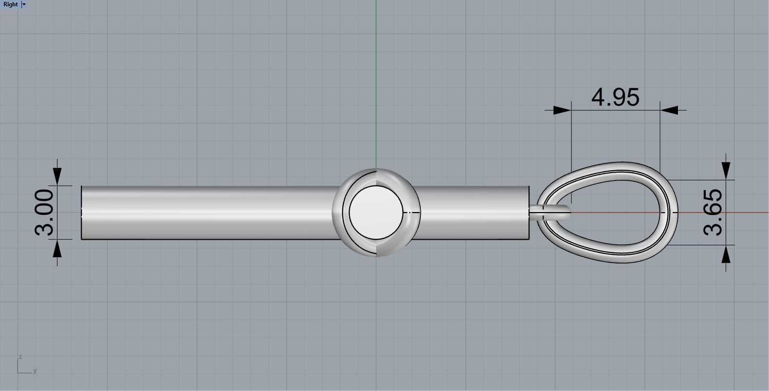 Lightweight tube cross model 525 3D print model_10