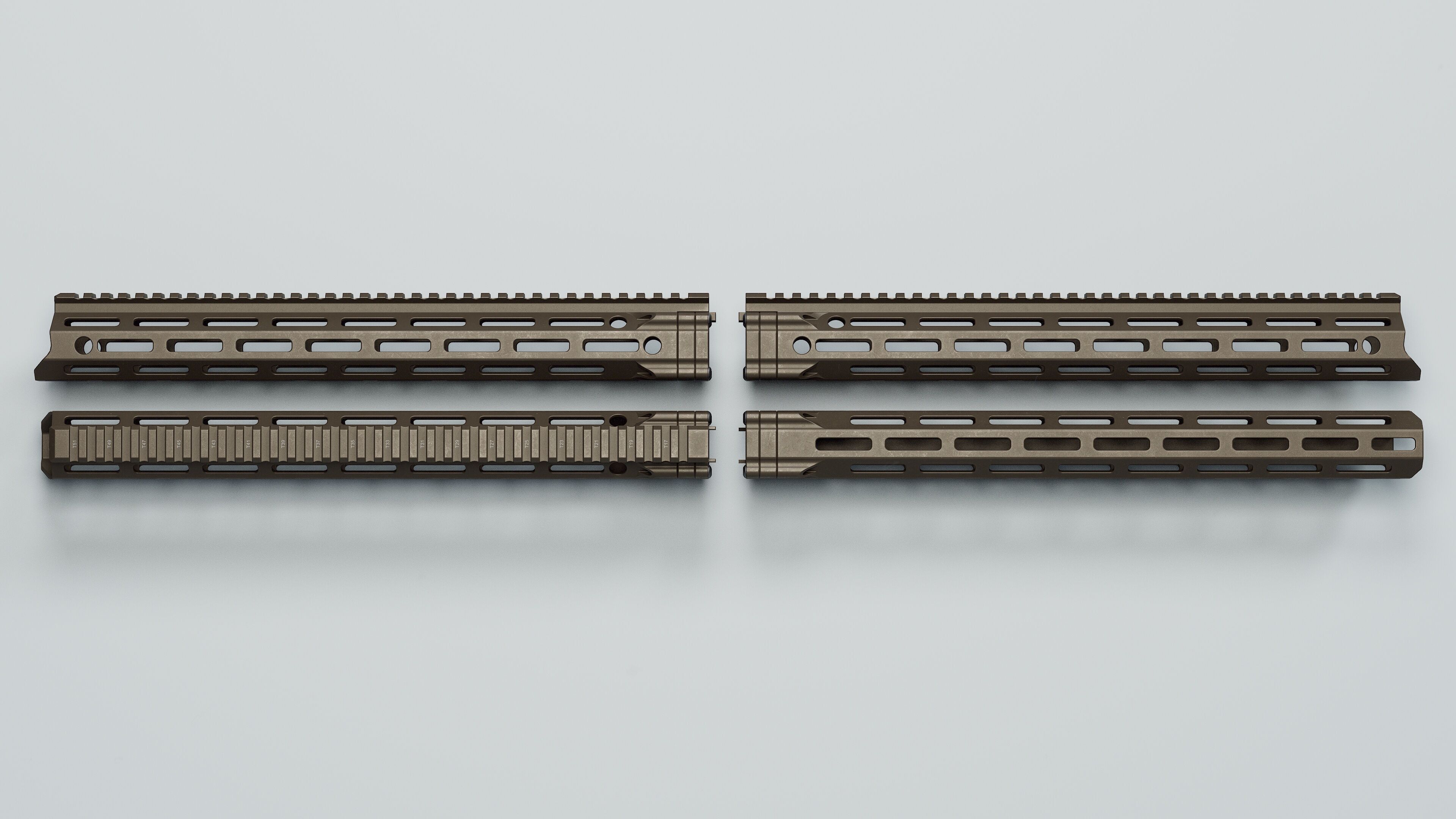 MFR Handguards - Replica Low-poly 3D model_34