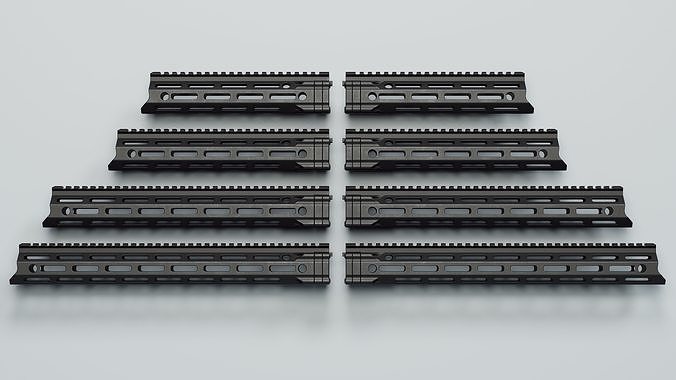 MFR Handguards - Replica Low-poly 3D model