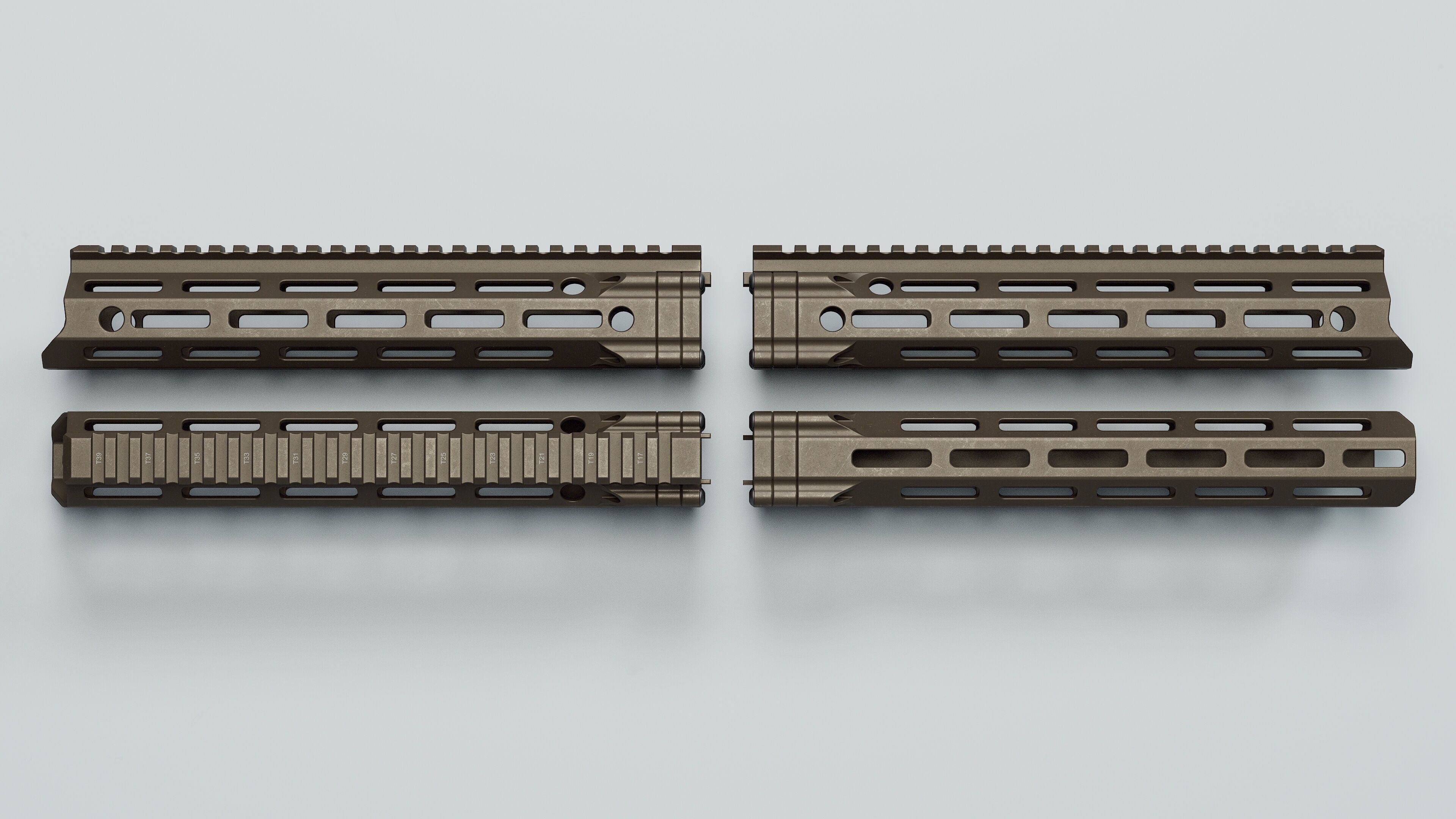 MFR Handguards - Replica Low-poly 3D model_22