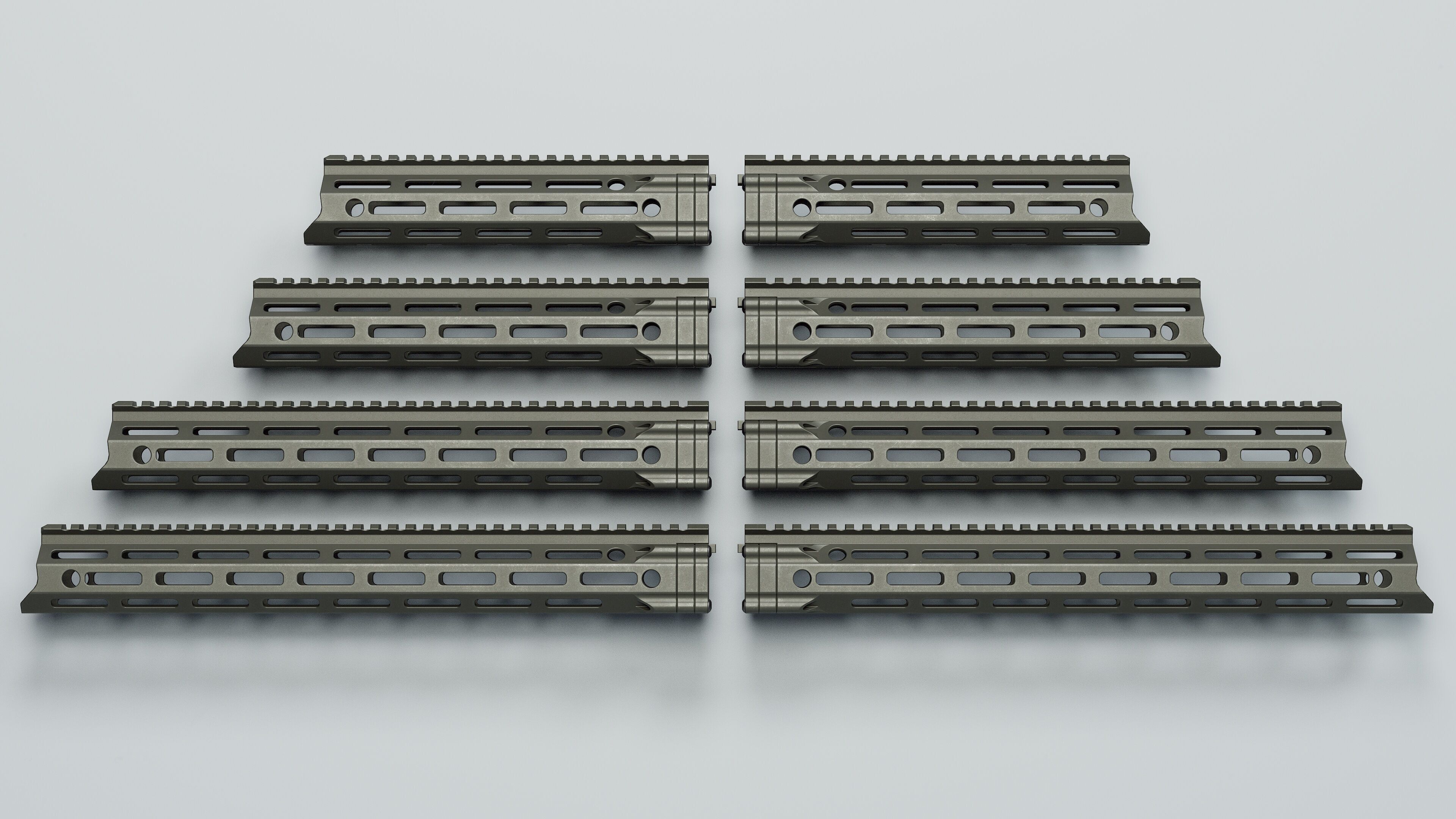 MFR Handguards - Replica Low-poly 3D model_2