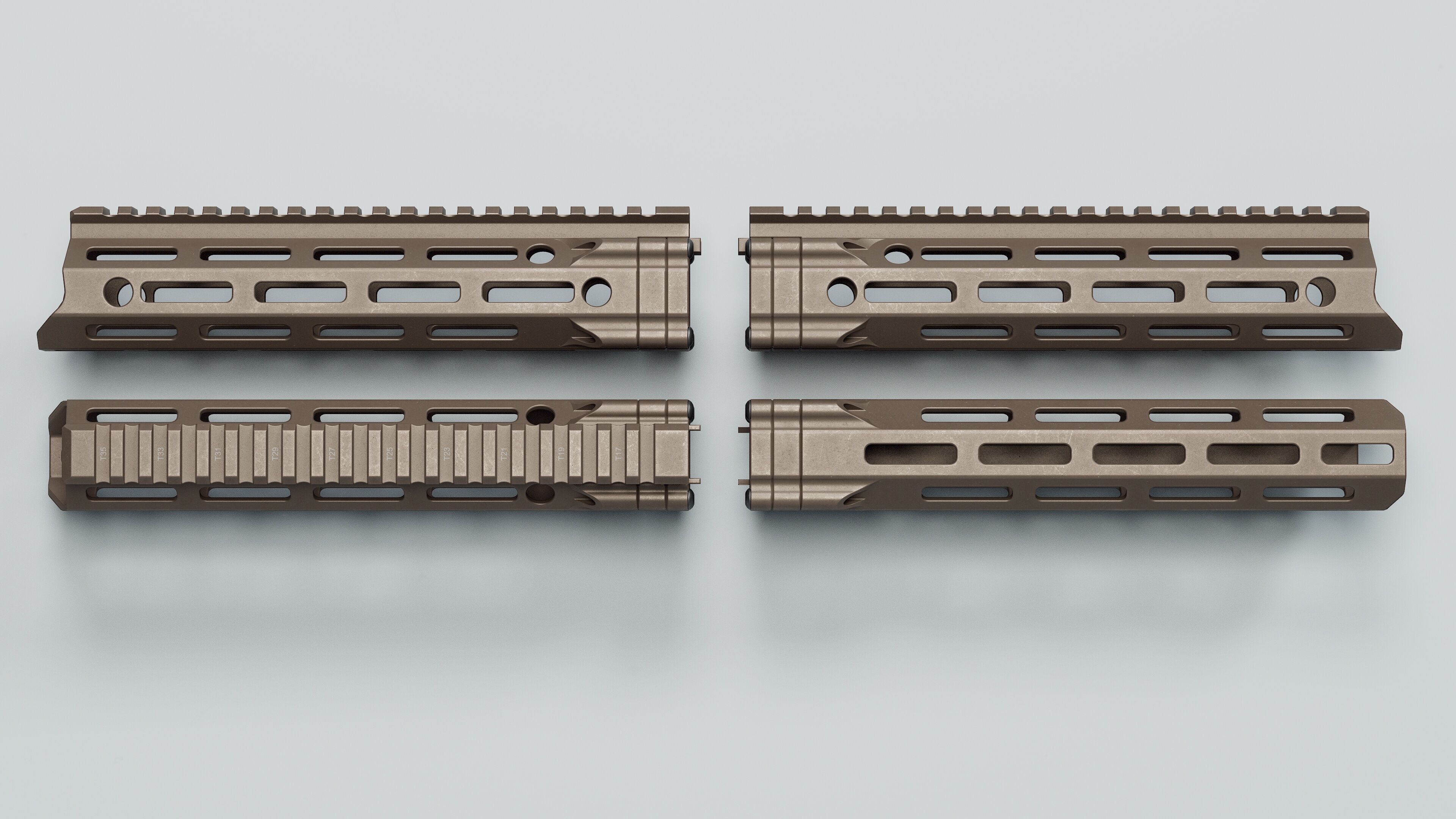 MFR Handguards - Replica Low-poly 3D model_15