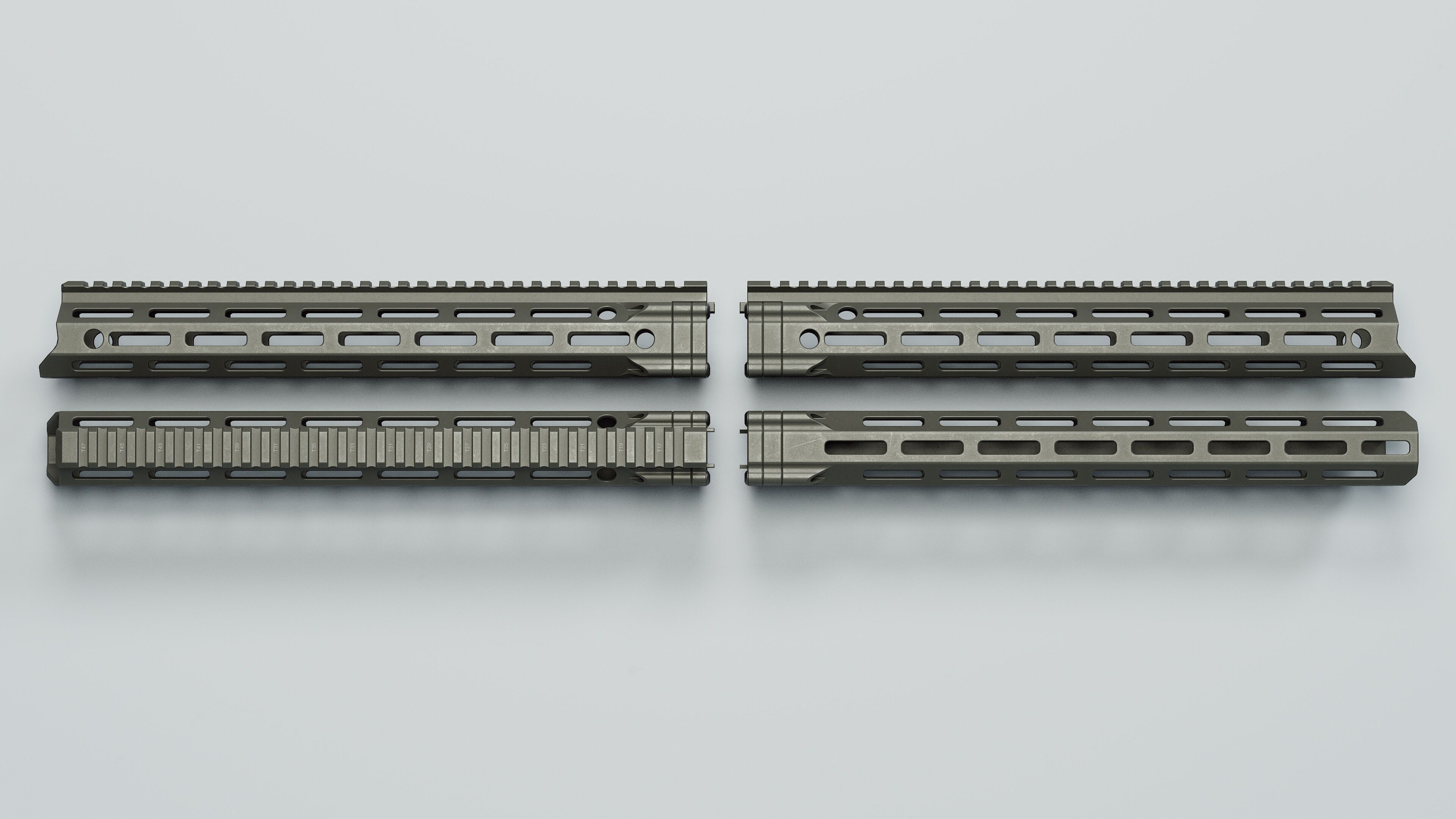 MFR Handguards - Replica Low-poly 3D model_26