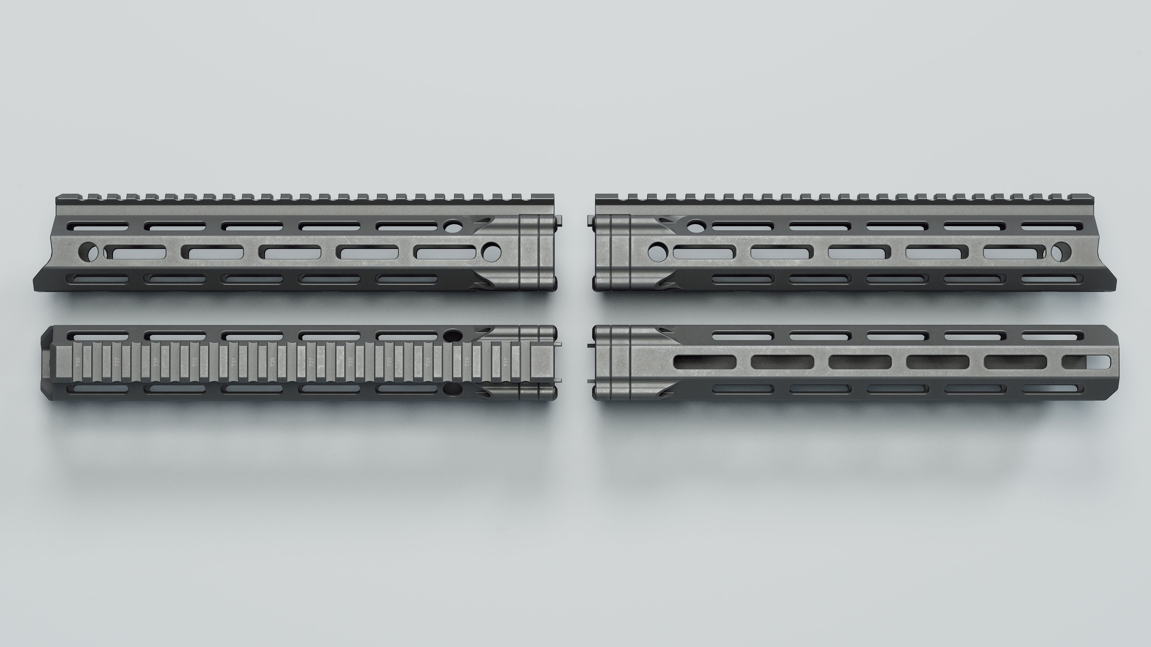 MFR Handguards - Replica Low-poly 3D model_19