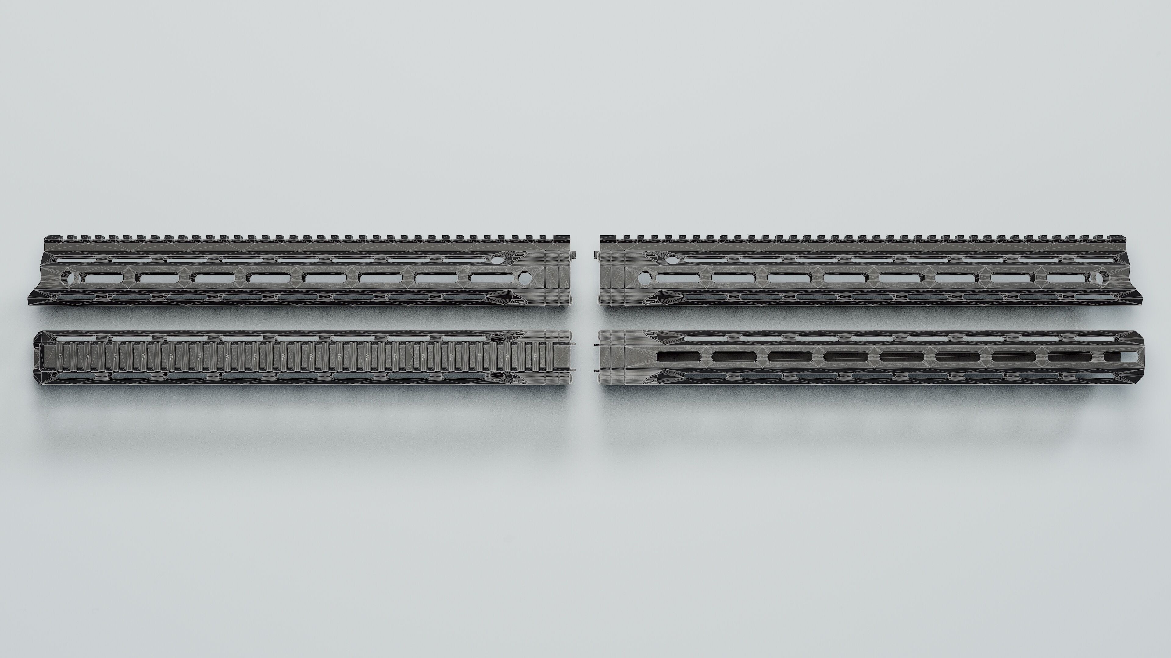 MFR Handguards - Replica Low-poly 3D model_40