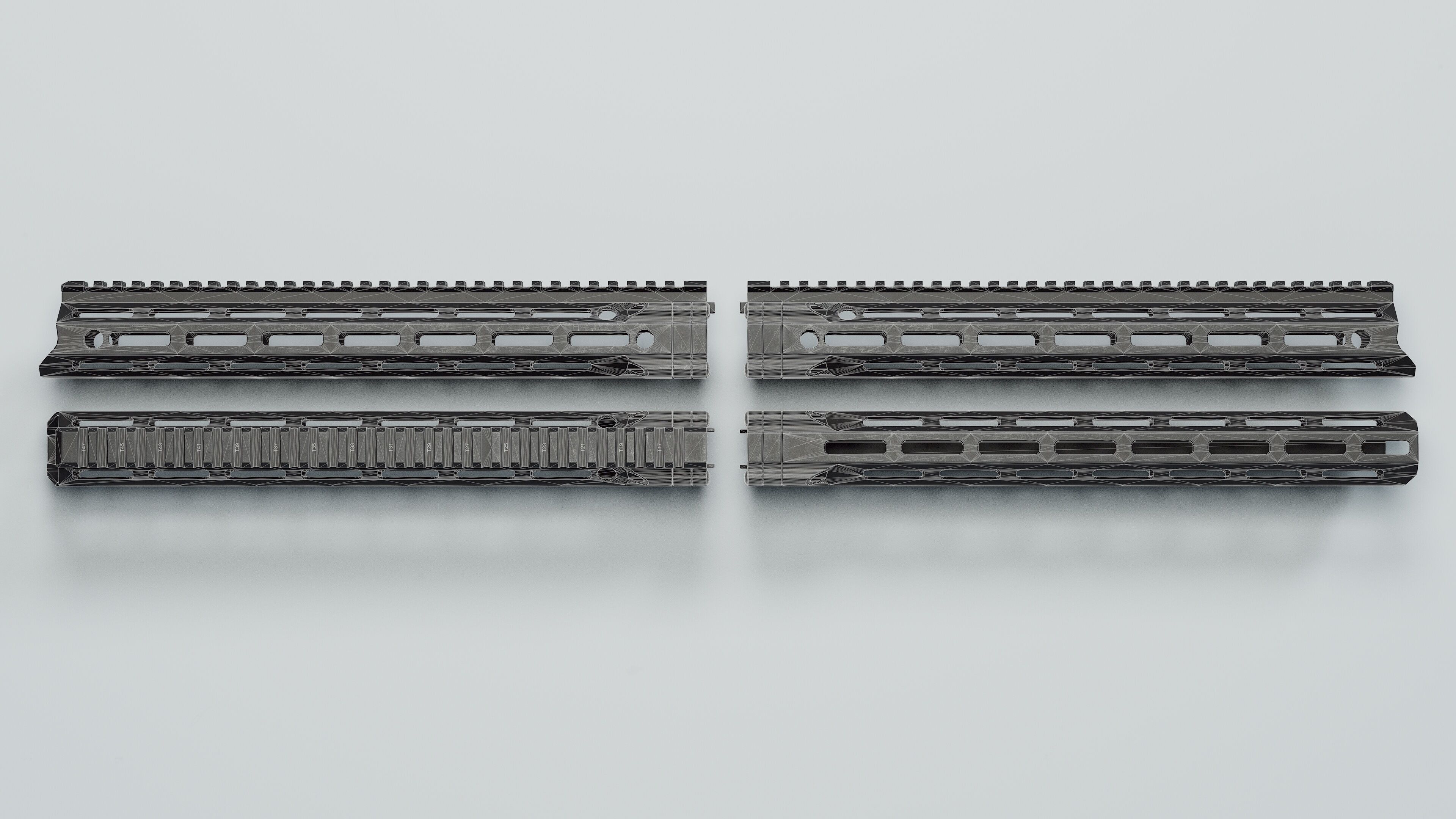 MFR Handguards - Replica Low-poly 3D model_39