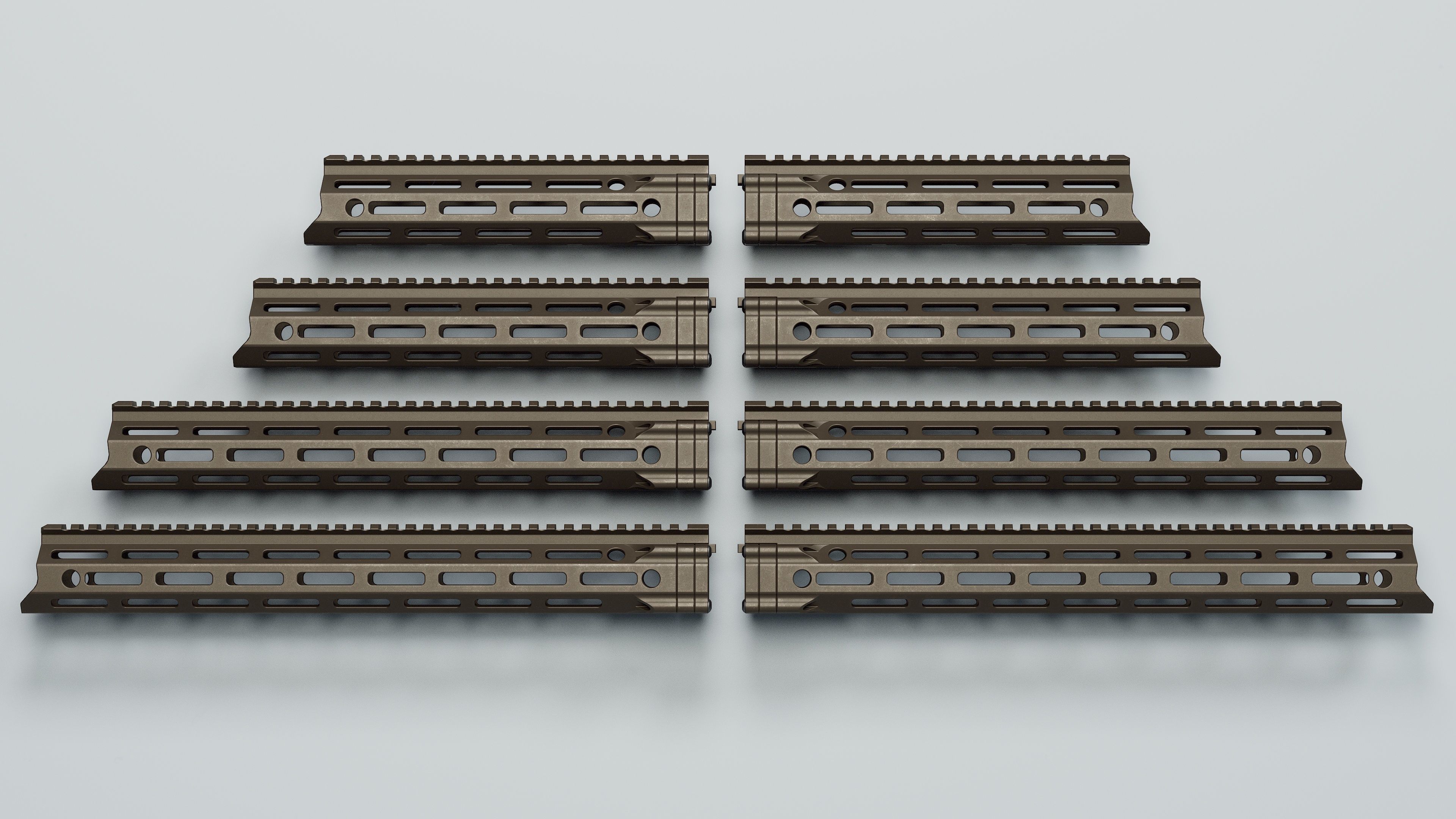 MFR Handguards - Replica Low-poly 3D model_4