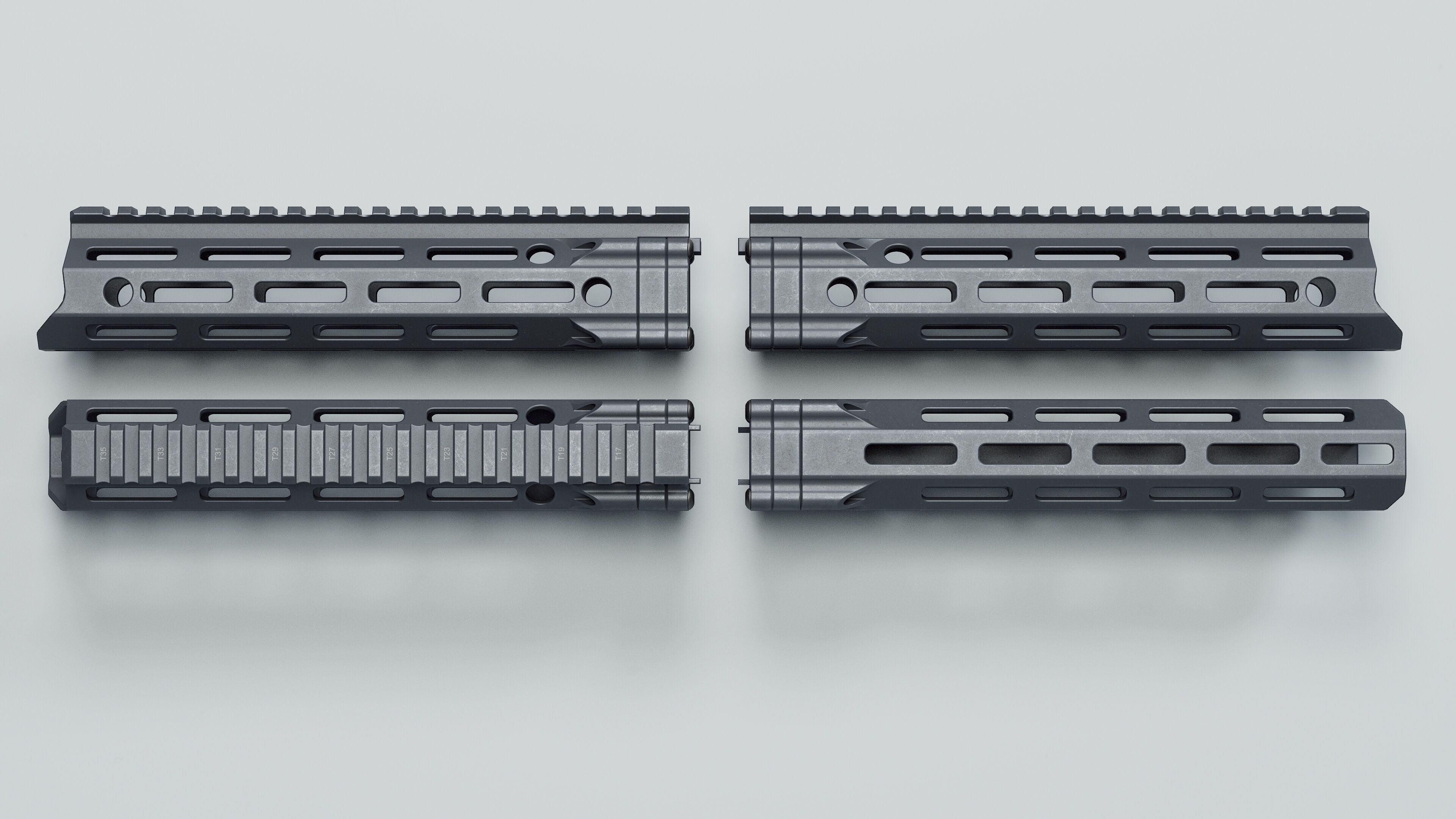 MFR Handguards - Replica Low-poly 3D model_17