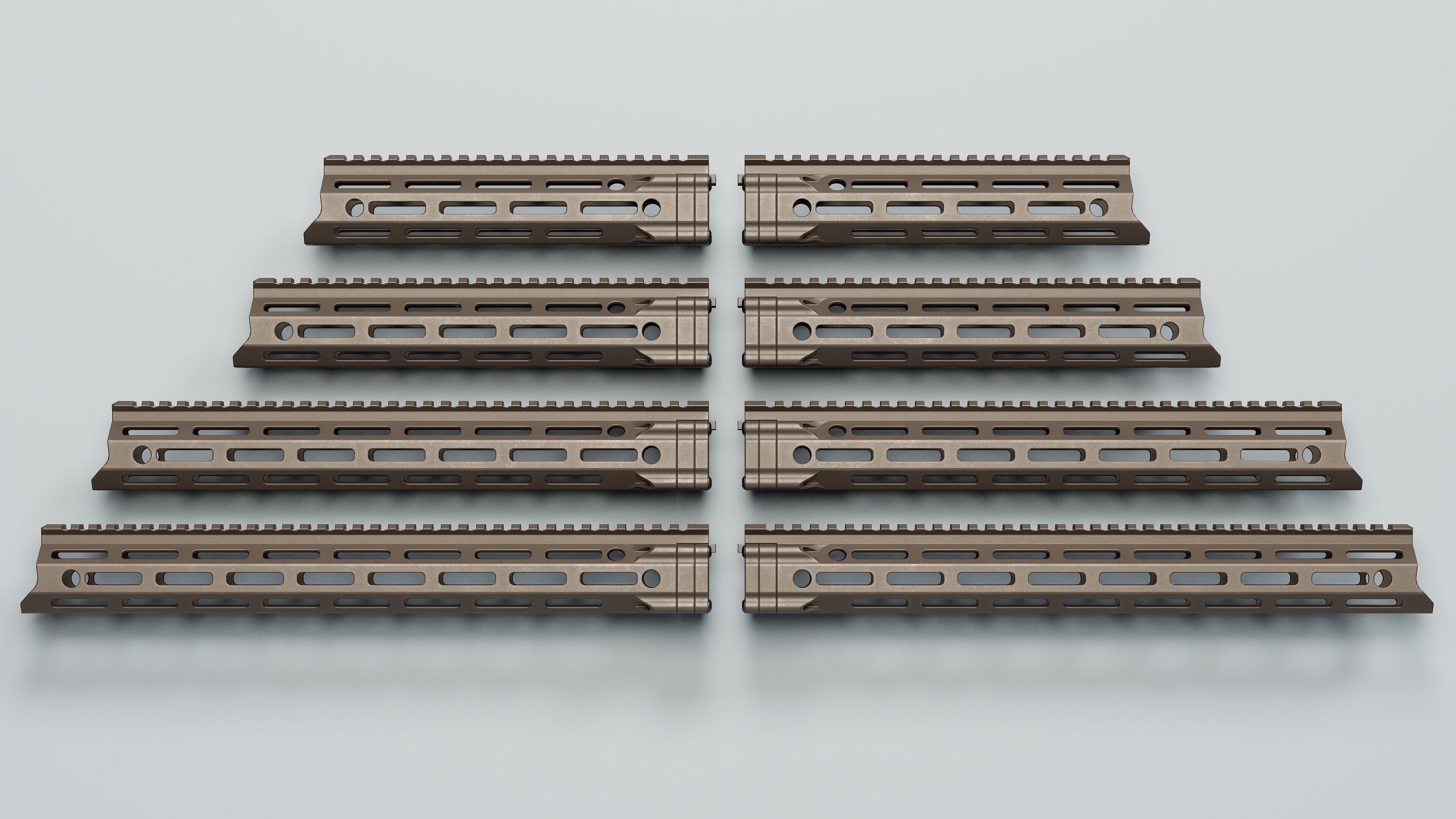 MFR Handguards - Replica Low-poly 3D model_3