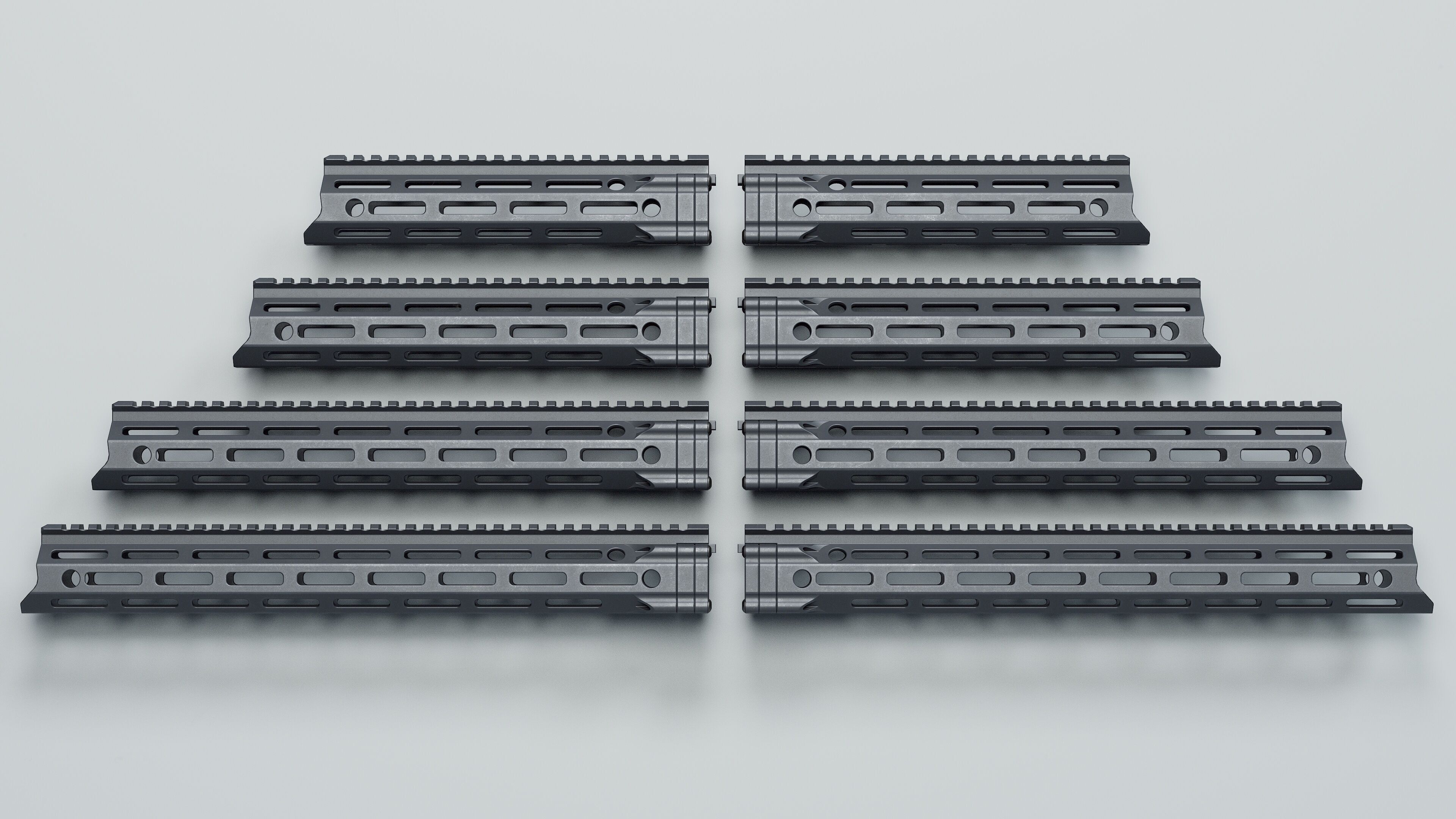 MFR Handguards - Replica Low-poly 3D model_5