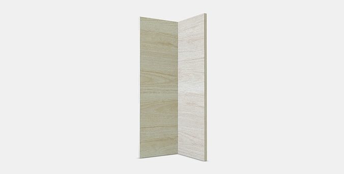 ASKERSUND 2-p door f corner base cabinet set Low-poly 3D model